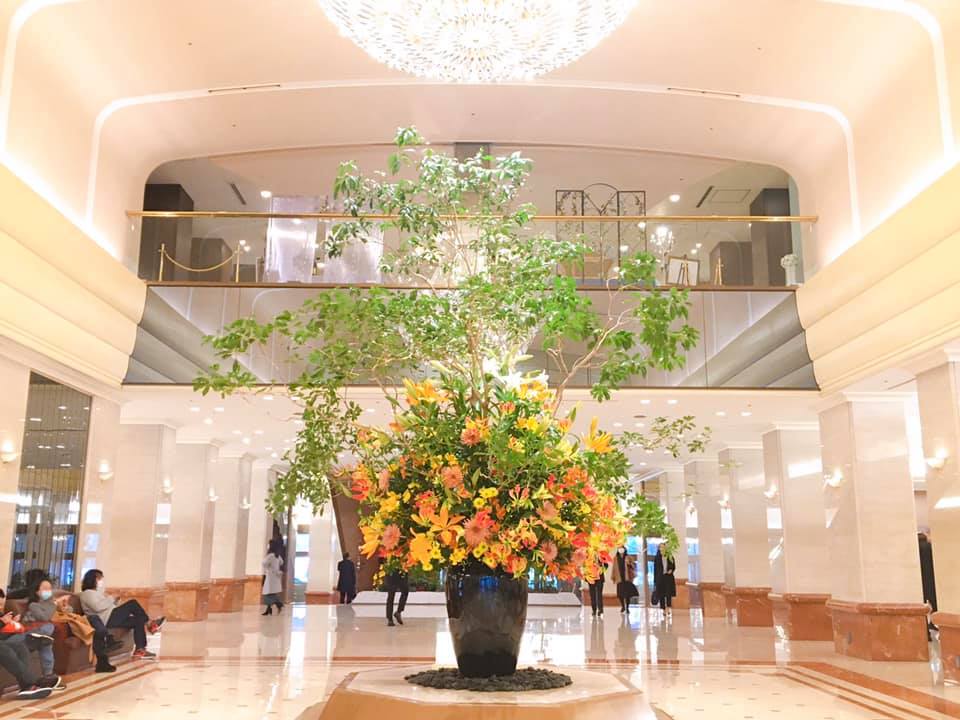 京王プラザホテルの花